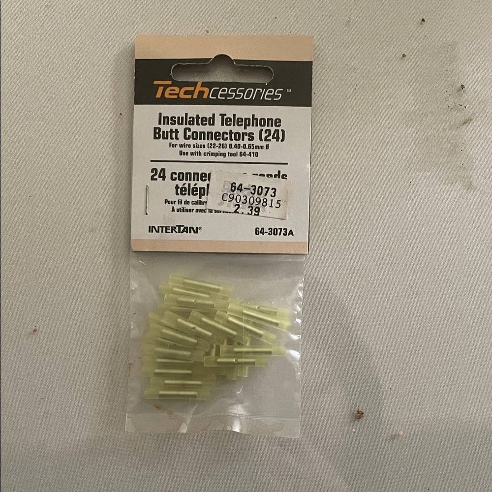 Insulated Telephone Butt Connectors
